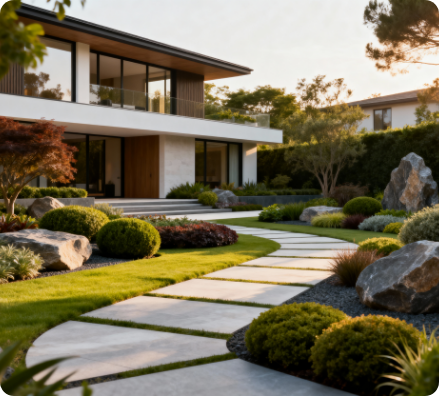 Peyzaj tasarım ekibimiz; mekânlarınıza uygun, estetik ve fonksiyonel projeler planlayarak tüm süreci anahtar teslim uygulamaya dönüştürür.